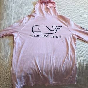 Vineyard vines light pink hoodie size small